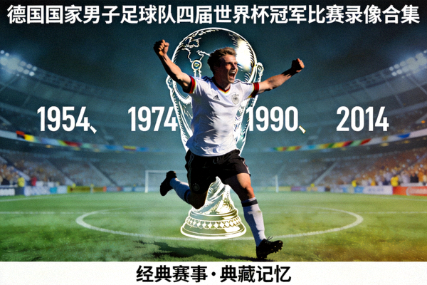 德国国家男子足球队四届世界杯冠军比赛录像合集专辑封面 - 白色球衣
